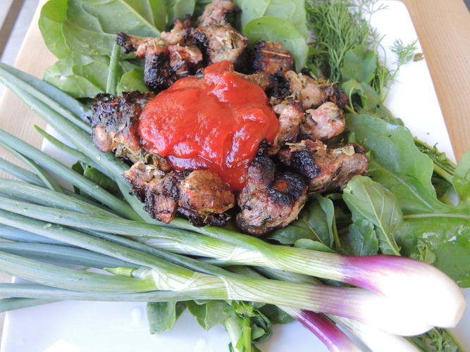 Šašlykas marinuotas aluje