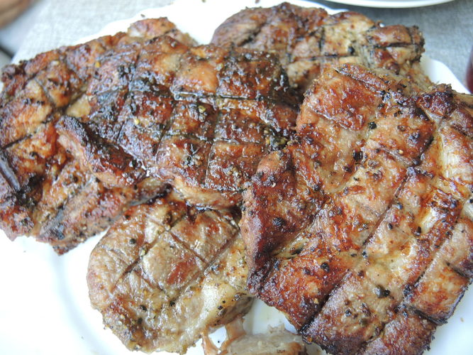 Vistiena marinuota su zolelemis citrina ir cesnaku